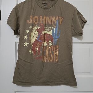 Ash Brown Cowboy Graphic Tee